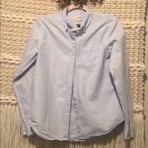 Bottom down baby blue bottom down shirt.